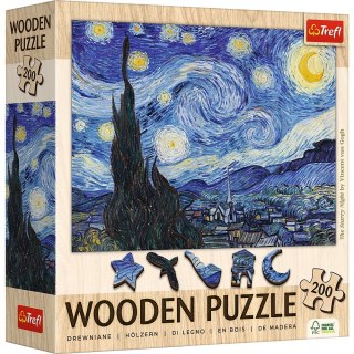 Puzzle Trefl Drewniane Gwiaździsta Noc - Vincent van Gogh (20248) Trefl