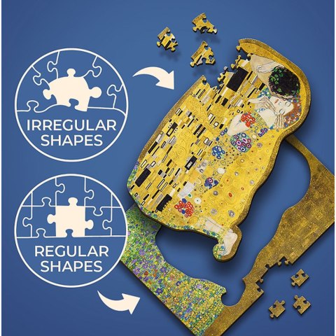 Puzzle Trefl Drewniane Pocałunek - Gustav Klimt (20247) Trefl Puzzle Trefl Drewniane Pocałunek - Gustav Klimt (20247) Trefl