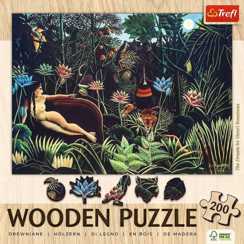 Puzzle Trefl Drewniane Sen - Henri Rousseau (20253) Trefl Puzzle Trefl Drewniane Sen - Henri Rousseau (20253) Trefl