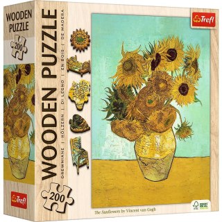 Puzzle Trefl Drewniane Słoneczniki - Vincent van Gogh (20249) Trefl