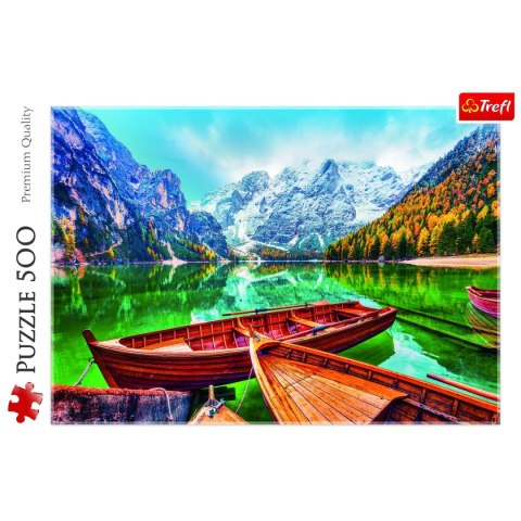 Puzzle Trefl Jezioro Braies, Włochy 500 el. (37486) Trefl Puzzle Trefl Jezioro Braies, Włochy 500 el. (37486) Trefl