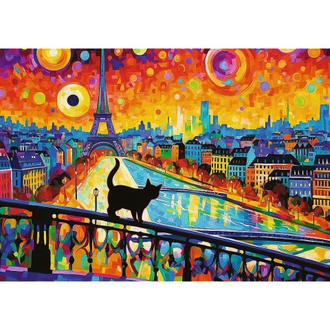 Puzzle Trefl Kot w Paryżu (10795) Trefl Puzzle Trefl Kot w Paryżu (10795) Trefl