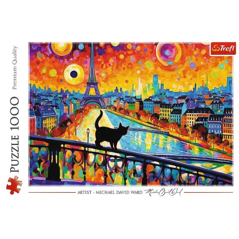 Puzzle Trefl Kot w Paryżu (10795) Trefl Puzzle Trefl Kot w Paryżu (10795) Trefl