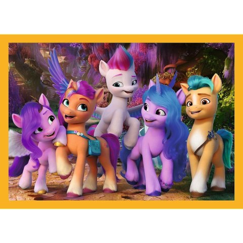 Puzzle Trefl My Little Pony Poznaj kucyki Pony 4w1 el. (34624) Trefl Puzzle Trefl My Little Pony Poznaj kucyki Pony 4w1 el. (34624) Trefl