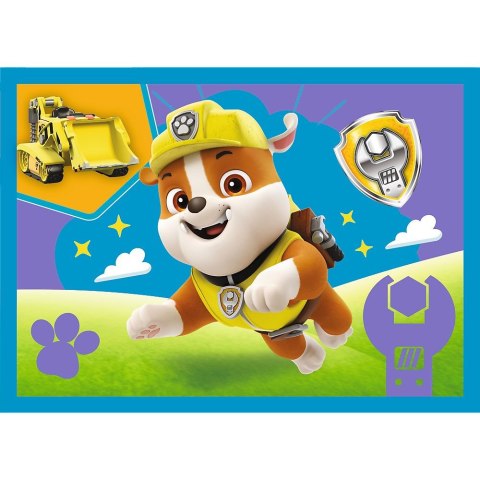 Puzzle Trefl Paw Patrol Biegnące Pieski 4w1 el. (34628) Trefl Puzzle Trefl Paw Patrol Biegnące Pieski 4w1 el. (34628) Trefl
