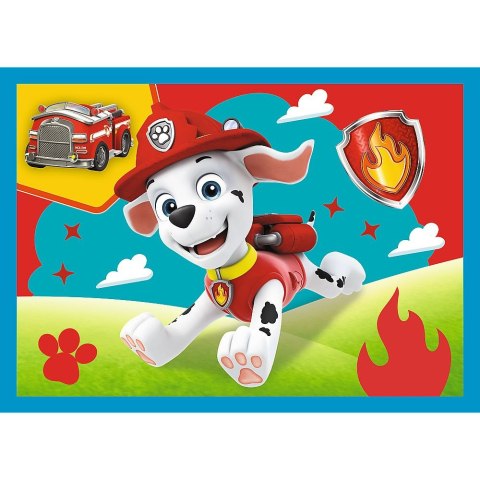Puzzle Trefl Paw Patrol Biegnące Pieski 4w1 el. (34628) Trefl Puzzle Trefl Paw Patrol Biegnące Pieski 4w1 el. (34628) Trefl