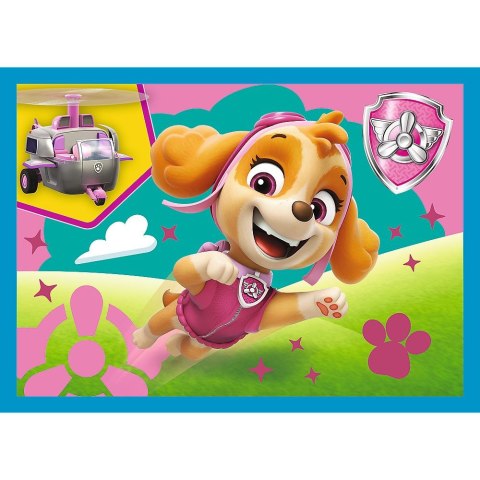 Puzzle Trefl Paw Patrol Biegnące Pieski 4w1 el. (34628) Trefl Puzzle Trefl Paw Patrol Biegnące Pieski 4w1 el. (34628) Trefl