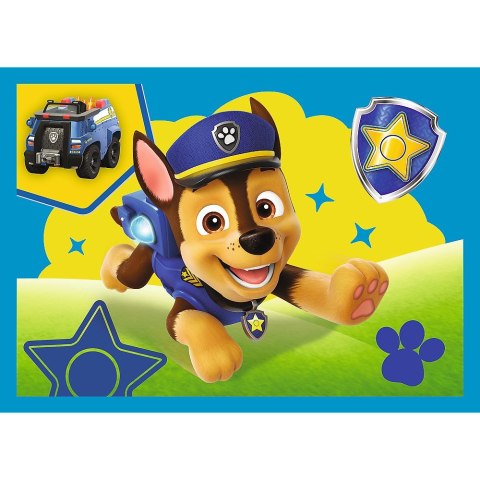 Puzzle Trefl Paw Patrol Biegnące Pieski 4w1 el. (34628) Trefl Puzzle Trefl Paw Patrol Biegnące Pieski 4w1 el. (34628) Trefl