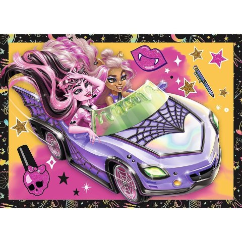 Puzzle Trefl Planeta Milo Elekryzujący dzień Monster High 4w1 el. (34655) Trefl Puzzle Trefl Planeta Milo Elekryzujący dzień Monster High 4w1 el. (34655) Trefl