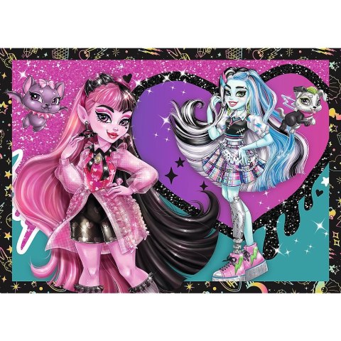 Puzzle Trefl Planeta Milo Elekryzujący dzień Monster High 4w1 el. (34655) Trefl Puzzle Trefl Planeta Milo Elekryzujący dzień Monster High 4w1 el. (34655) Trefl