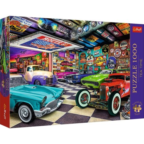 Puzzle Trefl Premium Plus Garaż kolekcjonera samochodów 1000 el. (10845) Trefl Puzzle Trefl Premium Plus Garaż kolekcjonera samochodów 1000 el. (10845) Trefl