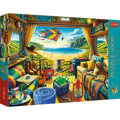 Puzzle Trefl Premium Plus Kamperem w podróży 1000 el. (10851) Trefl Puzzle Trefl Premium Plus Kamperem w podróży 1000 el. (10851) Trefl