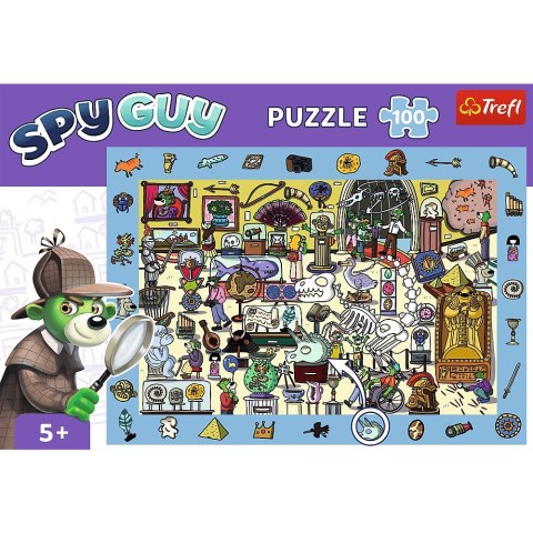 Puzzle Trefl Rodzina Treflików Spy Guy - Muzeum 100 el. (15595) Trefl Puzzle Trefl Rodzina Treflików Spy Guy - Muzeum 100 el. (15595) Trefl