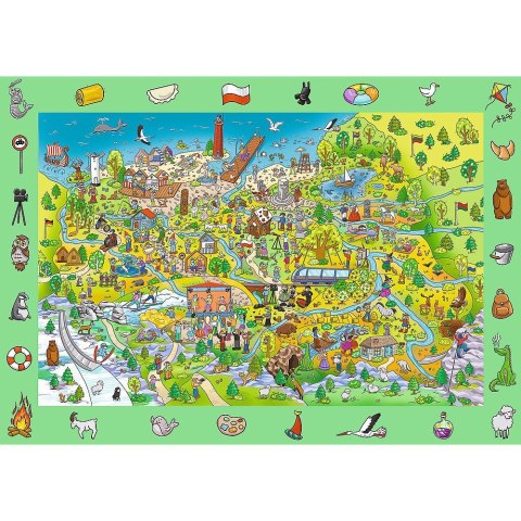 Puzzle Trefl Rodzina Treflików Spy Guy - Polska (15596) Trefl Puzzle Trefl Rodzina Treflików Spy Guy - Polska (15596) Trefl