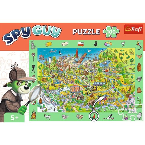 Puzzle Trefl Rodzina Treflików Spy Guy - Polska (15596) Trefl Puzzle Trefl Rodzina Treflików Spy Guy - Polska (15596) Trefl