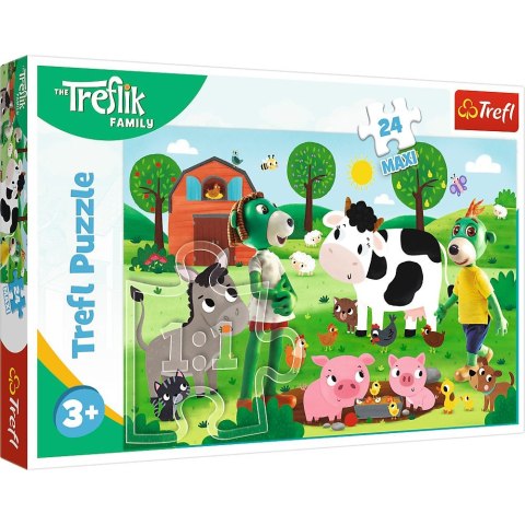 Puzzle Trefl Rodzina Treflików Zimowy czas z Treflikami 24 el. (14360) Trefl Puzzle Trefl Rodzina Treflików Zimowy czas z Treflikami 24 el. (14360) Trefl