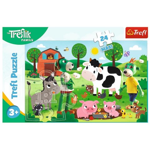 Puzzle Trefl Rodzina Treflików Zimowy czas z Treflikami 24 el. (14360) Trefl Puzzle Trefl Rodzina Treflików Zimowy czas z Treflikami 24 el. (14360) Trefl
