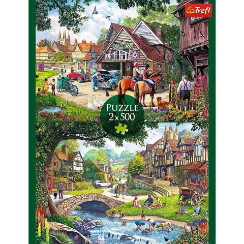 Puzzle Trefl Sielankowe życie 2x500 el. (37494) Trefl Puzzle Trefl Sielankowe życie 2x500 el. (37494) Trefl
