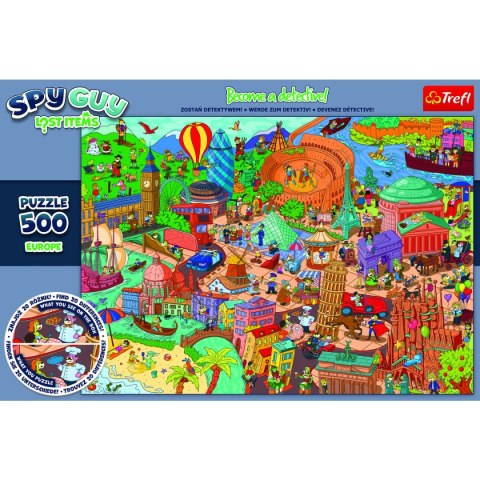 Puzzle Trefl Spy Guy Lost Items: Europe (37481) Trefl Puzzle Trefl Spy Guy Lost Items: Europe (37481) Trefl