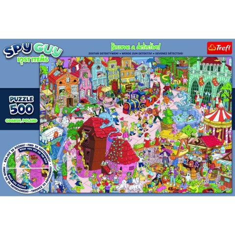 Puzzle Trefl Spy Guy Lost Items: Gdansk 500 el. (37479) Trefl Puzzle Trefl Spy Guy Lost Items: Gdansk 500 el. (37479) Trefl