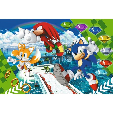 Puzzle Trefl Wesoły Sonic 160 el. (50038) Trefl Puzzle Trefl Wesoły Sonic 160 el. (50038) Trefl