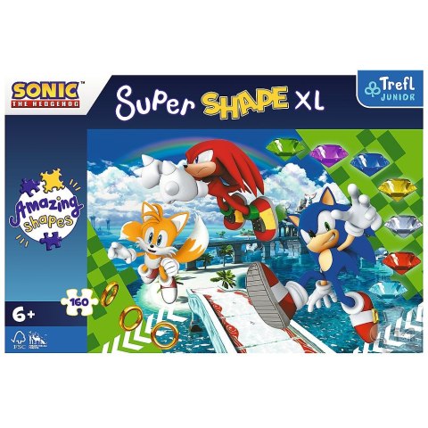 Puzzle Trefl Wesoły Sonic 160 el. (50038) Trefl Puzzle Trefl Wesoły Sonic 160 el. (50038) Trefl