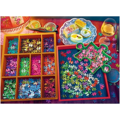 Puzzle Trefl Wieczór z puzzlami 3000 el. (33079) Trefl Puzzle Trefl Wieczór z puzzlami 3000 el. (33079) Trefl