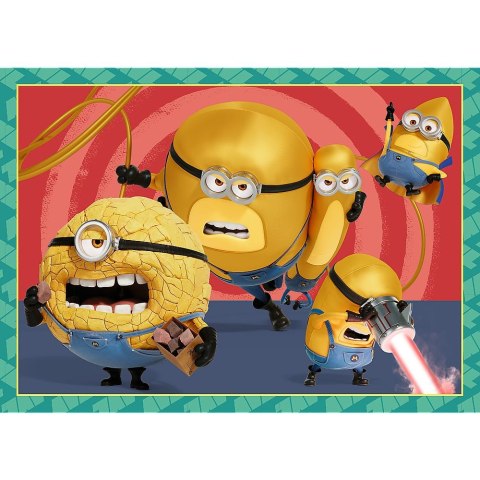 Puzzle Trefl Zwariowane Minionki 4w1 el. (34648) Trefl Puzzle Trefl Zwariowane Minionki 4w1 el. (34648) Trefl