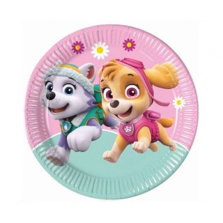 Talerz jednorazowy Godan Paw Patrol Skye & Everest śr. 230mm 8 szt (93442) Godan