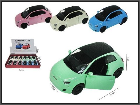 Samochód Hipo Fiat 500E 1:28 z napędem i z otwieranymi drzwiami (HXKT263) Hipo Samochód Hipo Fiat 500E 1:28 z napędem i z otwieranymi drzwiami (HXKT263) Hipo