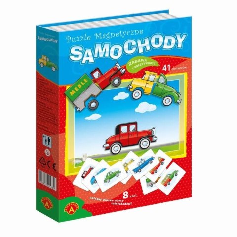 Puzzle Alexander magnetyczne - samochody 410 el. Alexander Puzzle Alexander magnetyczne - samochody 410 el. Alexander