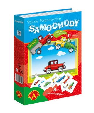 Puzzle Alexander magnetyczne - samochody 410 el. Alexander