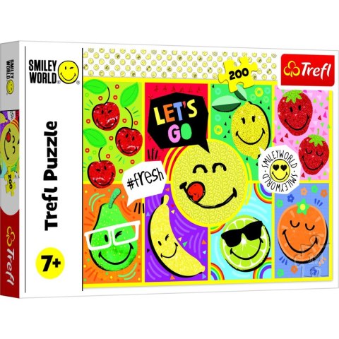 Puzzle Trefl Wesoły Smiley 200 el. (13297) Trefl Puzzle Trefl Wesoły Smiley 200 el. (13297) Trefl