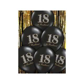 Balon gumowy Partydeco urodziny 50 szt mix (SB14P-136-010) Partydeco