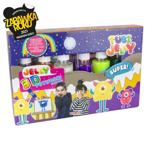 Zestaw kreatywny Tuban Tubi Jelly 6 kolorów Potworki (TU3324) Tuban Zestaw kreatywny Tuban Tubi Jelly 6 kolorów Potworki (TU3324) Tuban
