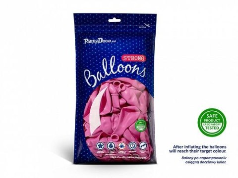 Balon gumowy Strong Baloons Pastel Fuchsia 1op/100sztuk pastelowy 100 szt fioletowy 270mm (SB12P-080) Strong Baloons