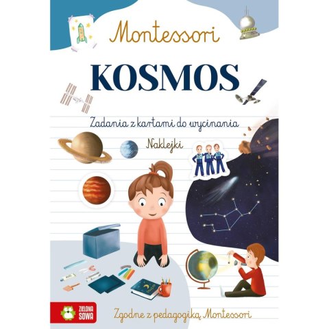 Książeczka edukacyjna Zielona Sowa Montessori. Kosmos. Zielona Sowa