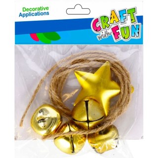 Ozdoba metalowa Craft With Fun dzwonek (501463) Craft With Fun