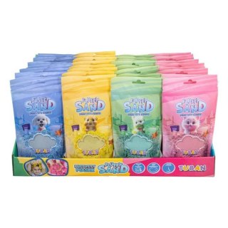 Piasek kinetyczny Tuban Fluffy Sand Puszysty Piasek mix display 32szt. (37956) Tuban