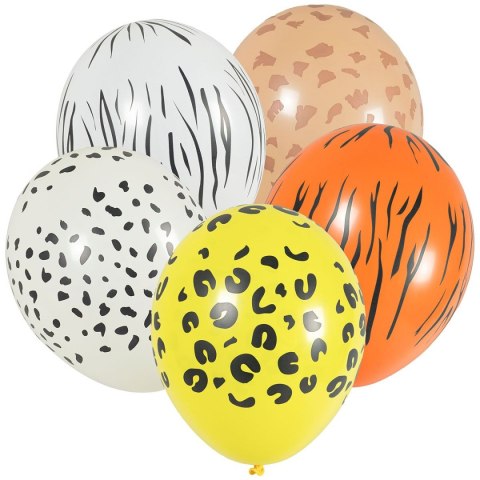 Balon gumowy Arpex z nadrukiem zwierzęcym (5 szt.) mix (KB1991) Arpex Balon gumowy Arpex z nadrukiem zwierzęcym (5 szt.) mix (KB1991) Arpex