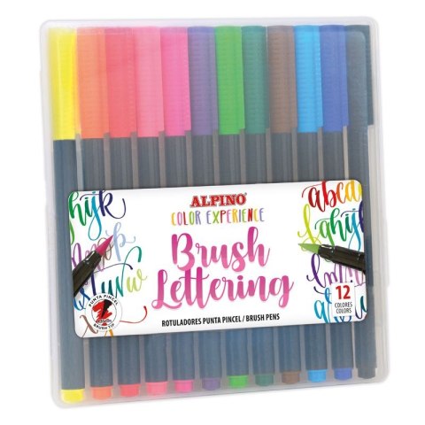 Flamaster Alpino brush lettering Alpino