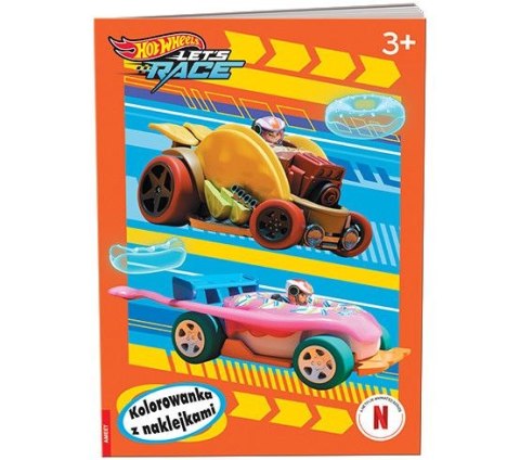 Książka dla dzieci Ameet Hot Wheels™ Kolorowanka z Naklejkami (NA-1601) Ameet Książka dla dzieci Ameet Hot Wheels™ Kolorowanka z Naklejkami (NA-1601) Ameet
