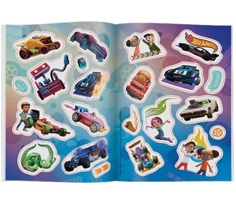Książka dla dzieci Ameet Hot Wheels™ Kolorowanka z Naklejkami (NA-1601) Ameet Książka dla dzieci Ameet Hot Wheels™ Kolorowanka z Naklejkami (NA-1601) Ameet