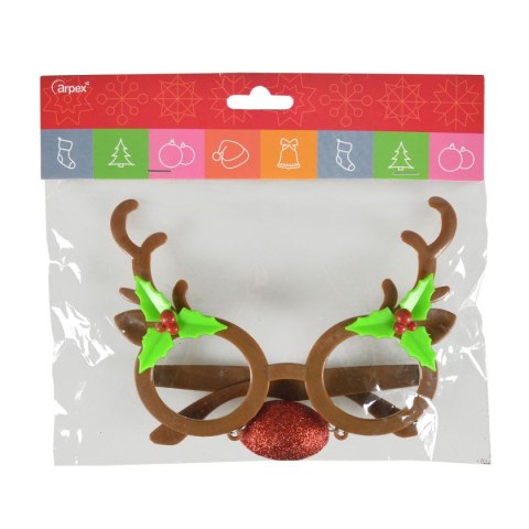 Ozdoba świąteczna Arpex zabawne okulary mikołaj (SM3469-4) Arpex Ozdoba świąteczna Arpex zabawne okulary mikołaj (SM3469-4) Arpex