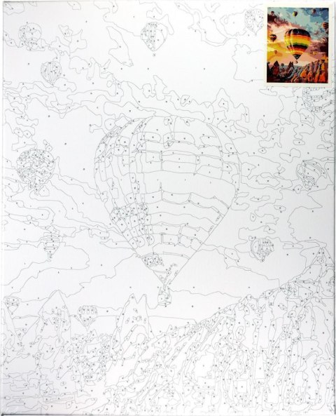 Zestaw kreatywny Flamingo Line Malowanie po numerach 40x50cm Kapadocja (FLG157-01) Flamingo Line Zestaw kreatywny Flamingo Line Malowanie po numerach 40x50cm Kapadocja (FLG157-01) Flamingo Line
