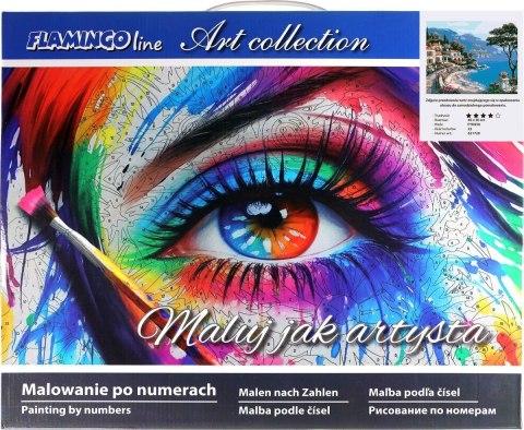 Zestaw kreatywny Flamingo Line Malowanie po numerach 40x50cm Pejzaż 1 (fyh050) Flamingo Line Zestaw kreatywny Flamingo Line Malowanie po numerach 40x50cm Pejzaż 1 (fyh050) Flamingo Line