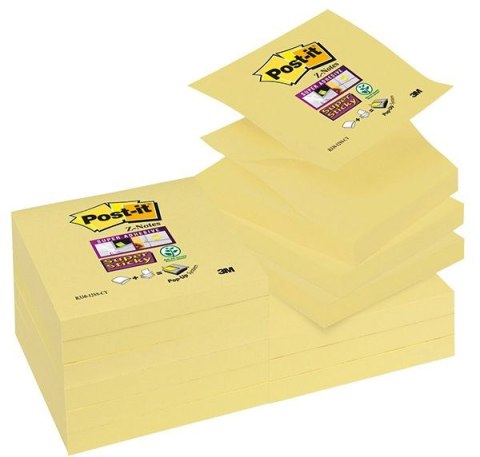 Notes samoprzylepny Post-It Super Sticky Z- Notes żółty 90k [mm:] 76x76 (3M-70005197796) Post-It