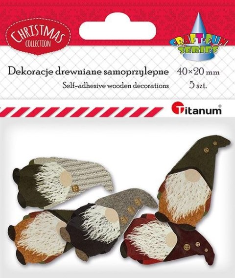 Ozdoba papierowa Titanum Craft-Fun Series Skrzat 5 szt (DIY-CH-MA-021) Titanum Ozdoba papierowa Titanum Craft-Fun Series Skrzat 5 szt (DIY-CH-MA-021) Titanum