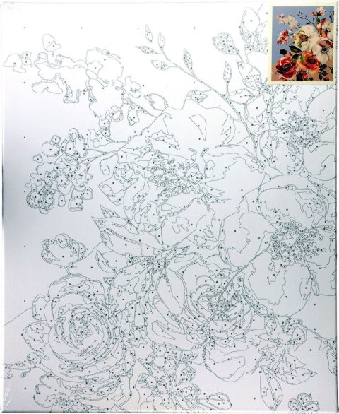 Zestaw kreatywny Flamingo Line Malowanie po numerach 40x50cm Kwiaty (FSY195) Flamingo Line Zestaw kreatywny Flamingo Line Malowanie po numerach 40x50cm Kwiaty (FSY195) Flamingo Line