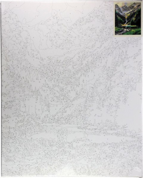 Zestaw kreatywny Flamingo Line Malowanie po numerach 40x50cm Potok w górach (fys2) Flamingo Line Zestaw kreatywny Flamingo Line Malowanie po numerach 40x50cm Potok w górach (fys2) Flamingo Line